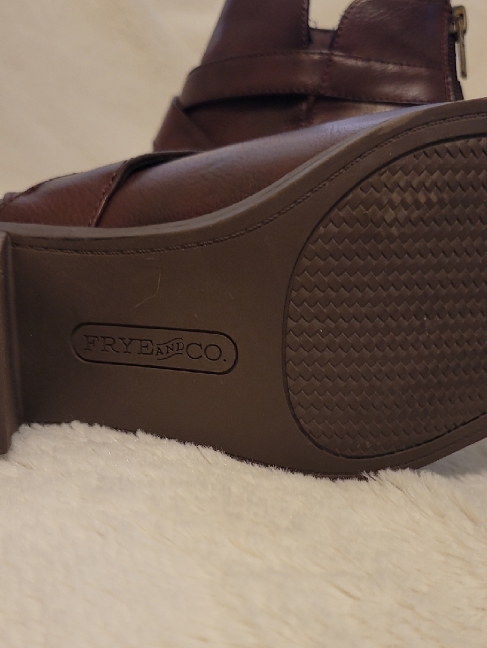 FRYE AND CO.  Pointed Ankle Booties with Buckle Strap - Picture 2 of 8